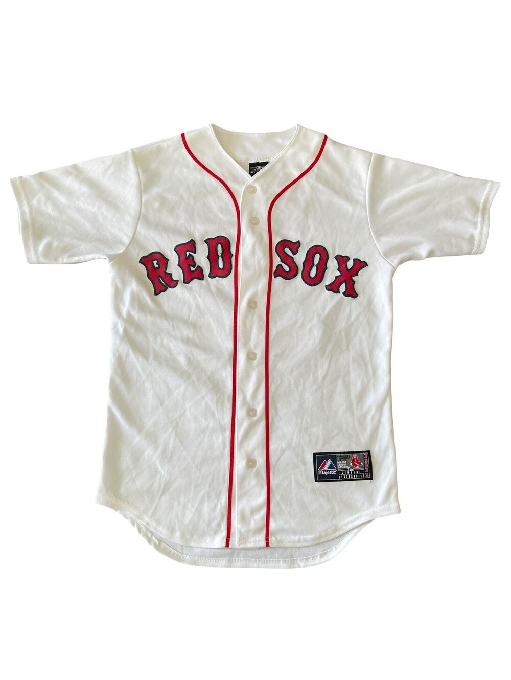 MLB Boston Red Sox Jon Lester #31 Majestic White Baseball Jersey Mens Small